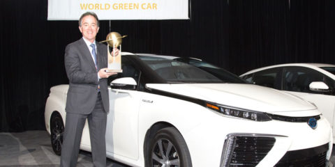Un vehículo de pila combustible, premiado como World Green Car 2016