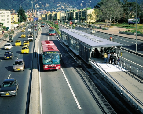 Sistema de Bus Rapid Transit en Bogotá (Colombia)