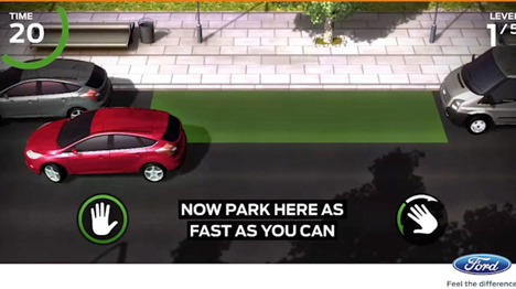 Imagen del videojuego donde se presenta las nuevas prestaciones del Ford Focus