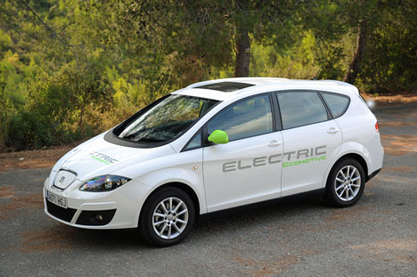 Prototipo Altea XL Electric Ecomotive, un vehículo de propulsión totalmente eléctrica y cero emisiones de CO2