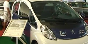 Peugeot en las jornadas del vehiculo electrico en Canarias