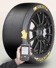 Neumático Dunlop con la tecnología RFID