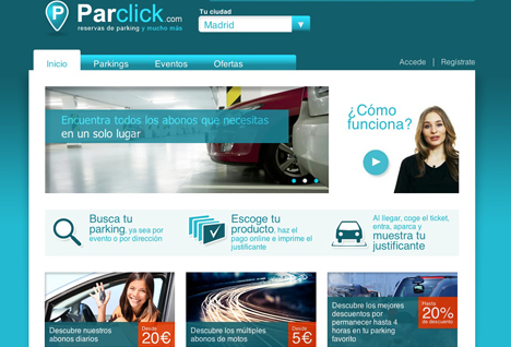 Web de parclick.com