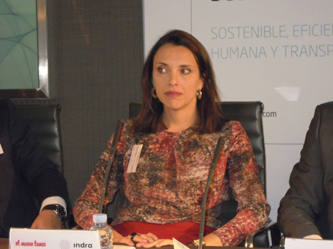 La Directora de Desarrollo de Negocio de Outsourcing de Indra, Myriam Blázquez