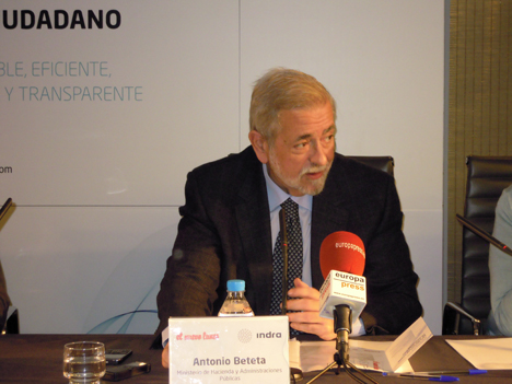 El Secretario de Estado de Administraciones Públicas, Antonio Beteta.
