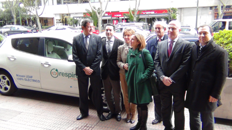 Acto de presentación de la firma entre NH Hoteles y Respiro Car Sharing