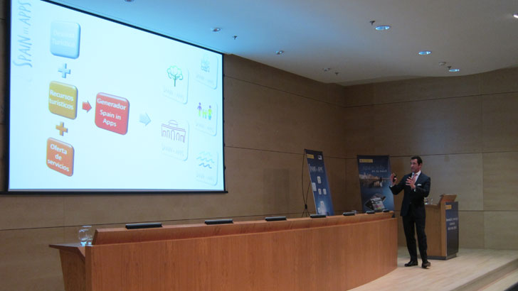 Presentación Spain in apps por el Presidente de Segittur, Antonio López de Ávila