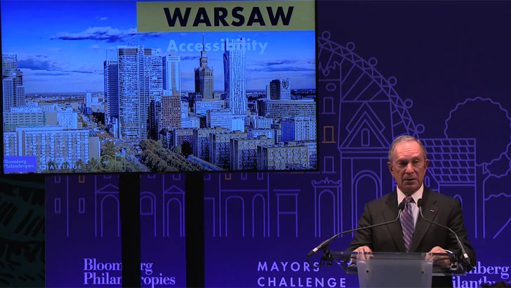 Varsovia, finalista de Mayors Challenge 2014