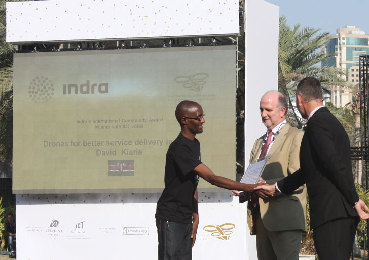 Ganador del concurso "De la idea a la realidad" de Indra, Drones for Good".