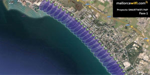 Infraestructura Smart Wifi playa de Palma