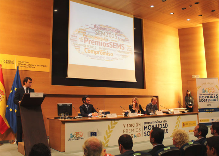 Entrega de premios de la Semana Española de la Movilidad Sostenible 2015