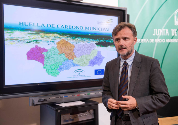 Aplicación para calcular la huella de carbono en Andalucía