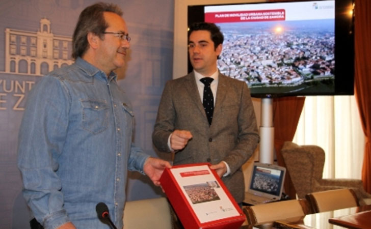 El concejal de Seguridad Ciudadana y el alcalde de Zamora presentan el Plan de Movilidad Sostenible