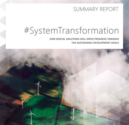 Informe #SystemTransformation sobre TICs y Objetivos de Desarrollo Sostenible de Naciones Unidas