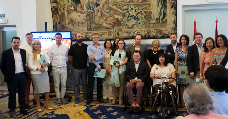 Presentación de la nueva edición de la guía de turismo accesible 'Madrid para todos' y premiados con el distintivo de espacios turísticos accesibles