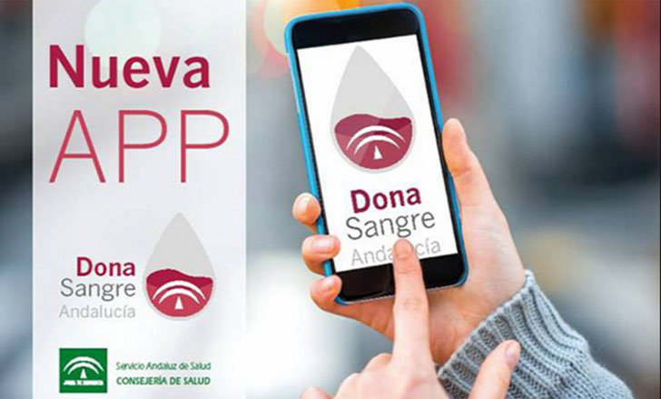 Nueva aplicación Dona Sangre Andalucía disponible para dispositivos móviles
