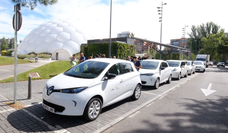 Cuatro vehículos eléctricos adquiridos por la Junta de Castilla y León 
