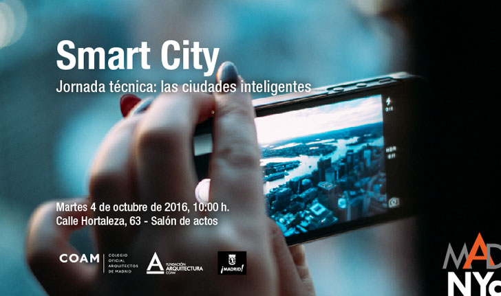 Jornada Técnica sobre Smart Cities en el Colegio Oficial de Arquitectos de Madrid