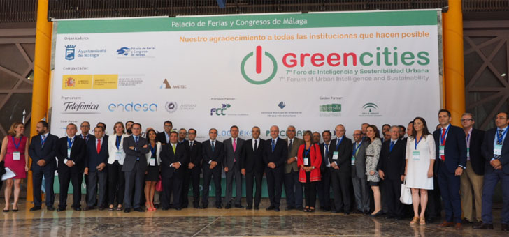 Inauguración del foro sobre ciudades inteligentes Greencities en Málaga