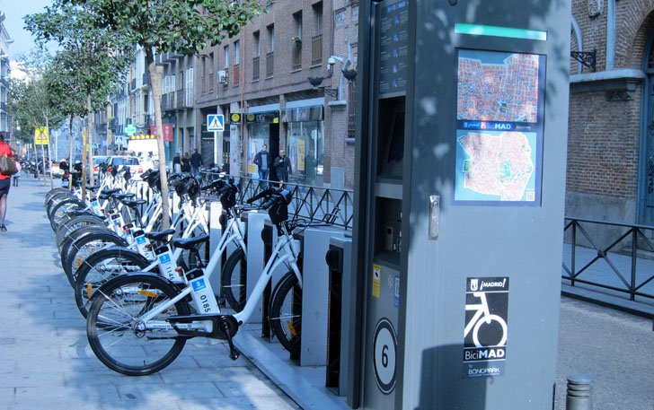 Movilidad urbana sostenible e inteligente a través del proyecto MoveUs, Bicicletas eléctricas de Madrid
