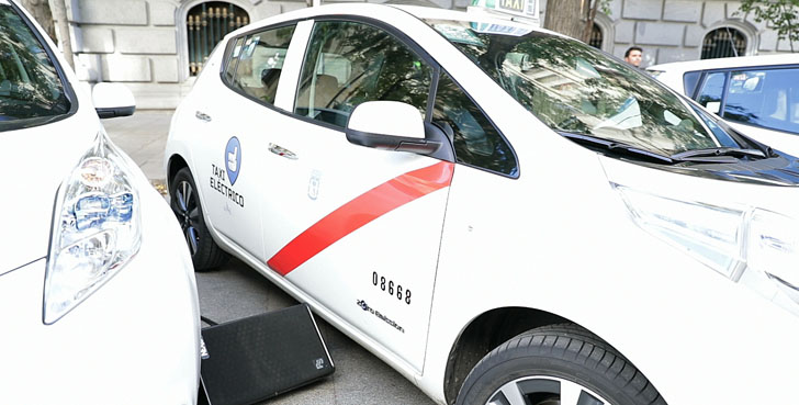 Nuevos taxis eléctricos para la ciudad de Madrid
