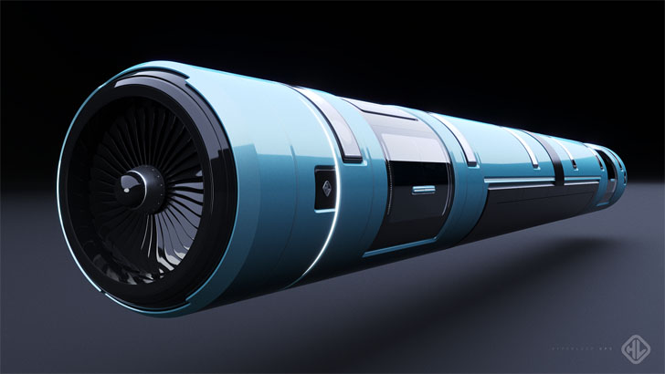 Diseño del prototipo de Hyperloop UPV, un sistema terrestre de transportes para personas y mercancías con un sistema de levitación.