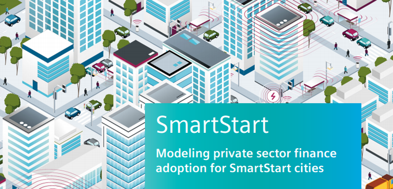 Parte de la portada del estudio 'Diseño de la financiación del sector privado para las ciudades SmartStart'