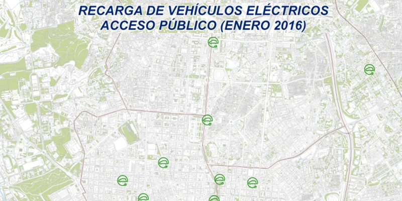 El Ayuntamiento de Madrid planea aumentar el número de puntos de recarga de vehículos eléctricos y disponer de una red con carga rápida y semirrápida para 2020.