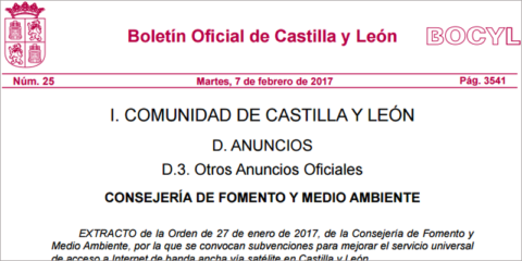 Castilla y León subvenciona el acceso a Internet en zonas blancas