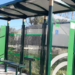 Marquesinas adaptadas para hacer accesible el transporte público en Andalucía