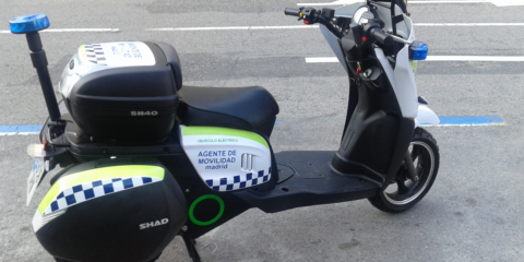 Motos eléctricas para los agentes de movilidad de Madrid