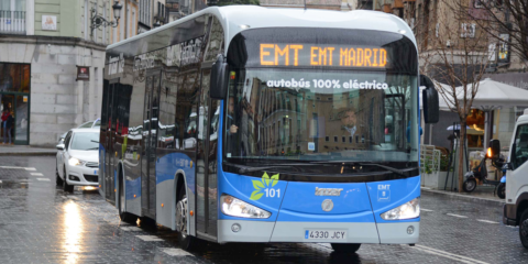 Primer autobús urbano cero emisiones en Madrid