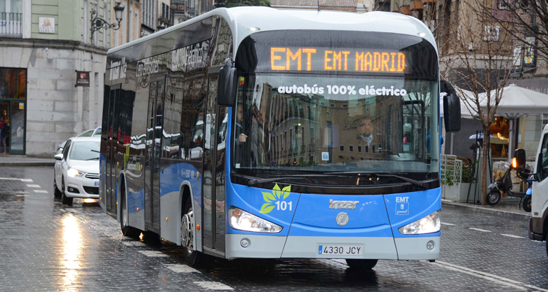 El autobús 100% eléctrico circula en pruebas en la línea 39 de Madrid y genera cero emisiones.