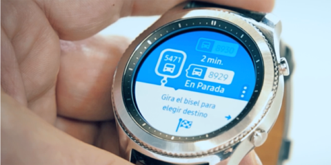 Aplicación sobre los autobuses de Madrid para reloj inteligente