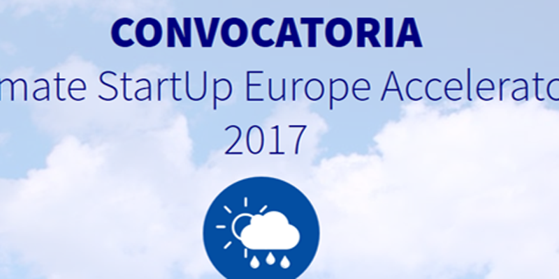 Las ideas para participar en la convocatoria Climate StartUp Europe Accelerator 2017 de Finnova pueden presentarse hasta el 19 de abril.