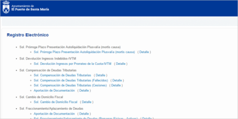 El Puerto de Santa María activa su servicio de Registro Electrónico