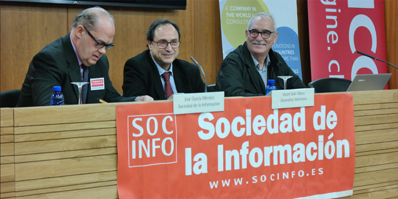 El consejero Vicent Soler informó del aumento en un 191% de las solicitudes vía telemática en la Generalitat Valenciana en menos de un año, así como el crecimiento en la tramitación electrónica.