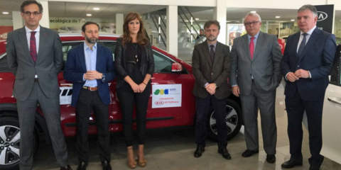 Vehículos eléctricos para el Congreso Internacional de Cambio Climático de Huelva