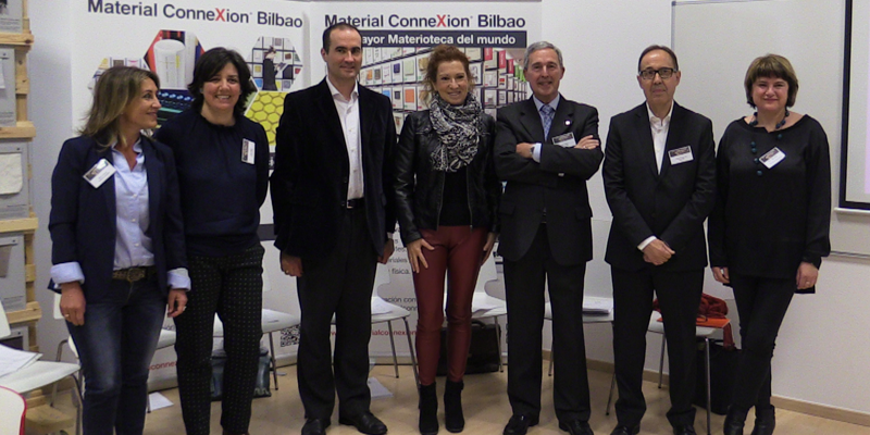La presentación del programa de actividades del 'Global Innovation Day' de Innobasque se desarrolló en el marco del encuentro para el networking 'Material Connexion' de Bilbao.