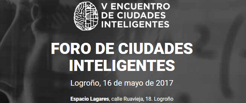 El V Encuentro de Ciudades Inteligentes de Logroño tendrá lugar este martes, 16 de mayo.