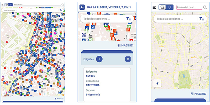 La aplicación incluye los datos abiertos sobre todos los locales y actividades del Ayuntamiento de Madrid, que se pueden consultar ya descargándola para iOS y Android.