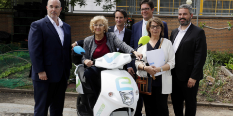 La moto compartida y eléctrica llega a Madrid