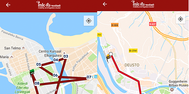 La aplicación para smartphone DonostiGo ofrece rutas turísticas personalizadas y opciones de transporte en San Sebastián.