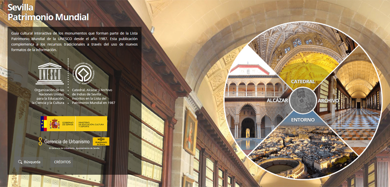 La Aplicación Sevilla Patrimonio Mundial ofrece todo tipo de información al turista digital. 