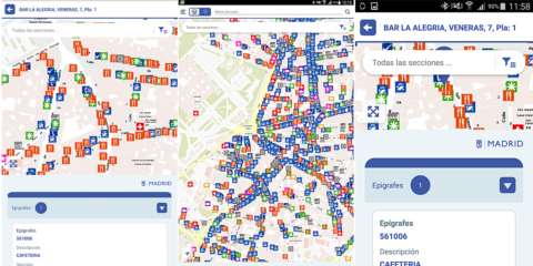 App Censo de Locales del Ayuntamiento de Madrid