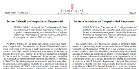 La Generalitat Valenciana subvenciona hasta el 50% de la instalación de puntos de recarga a entidades y empresas
