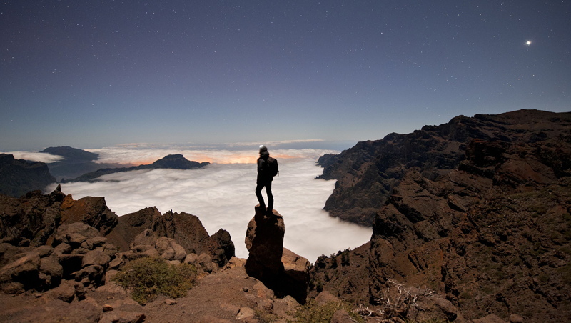 La astronomía es uno de los atractivos de La Palma, que cuenta con el Observatorio de Roque de los Muchachos en su territorio. 