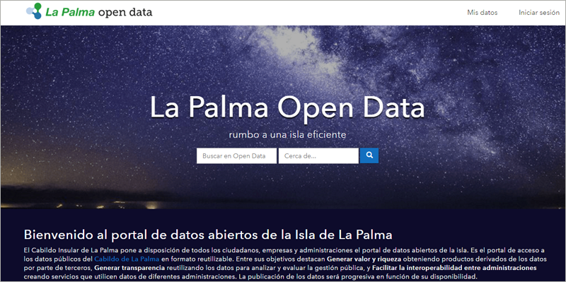 Portal La Palma Open Data.