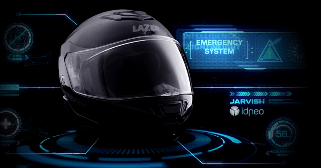 El casco inteligente que quieren lanzar en Europa es capaz de llamar a los servicios de emergencia y enviar la ubicación en caso de accidente mediante tecnología de IoT y convierte la visera en una pantalla de realidad aumentada.