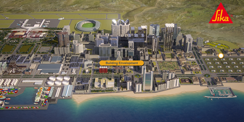 La plataforma interactiva de Sika ofrece la posibilidad a los usuarios de sus soluciones de Smart City de visualizar en 3D el funcionamiento de las mismas y darles soporte.
